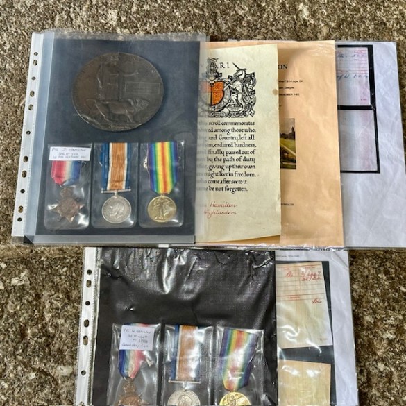 WW1 3 Brothers Medal Group 2